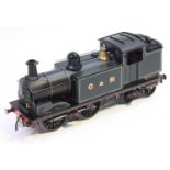 A very well executed kit built model of a Gauge 1 Caledonian Railways 4-4-0 tank loco finished in