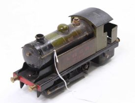 Bowman 0-4-0 live steam loco LNER 300 green with black & white lining. Appears complete. (G-VG)