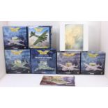 Corgi Aviation Archive 1:144 scale boxed aircraft group, 7 examples in the original packaging,