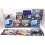 Corgi Aviation Archive 1/72nd and 1:144 scale boxed aircraft group, 8 examples all in the original