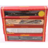 Four various boxed Hornby 00 gauge locomotives to include No. R194 Coronation Class 'City of