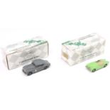 A Milestone Miniatures limited edition of 250 1/43 scale white metal race car group, both from the