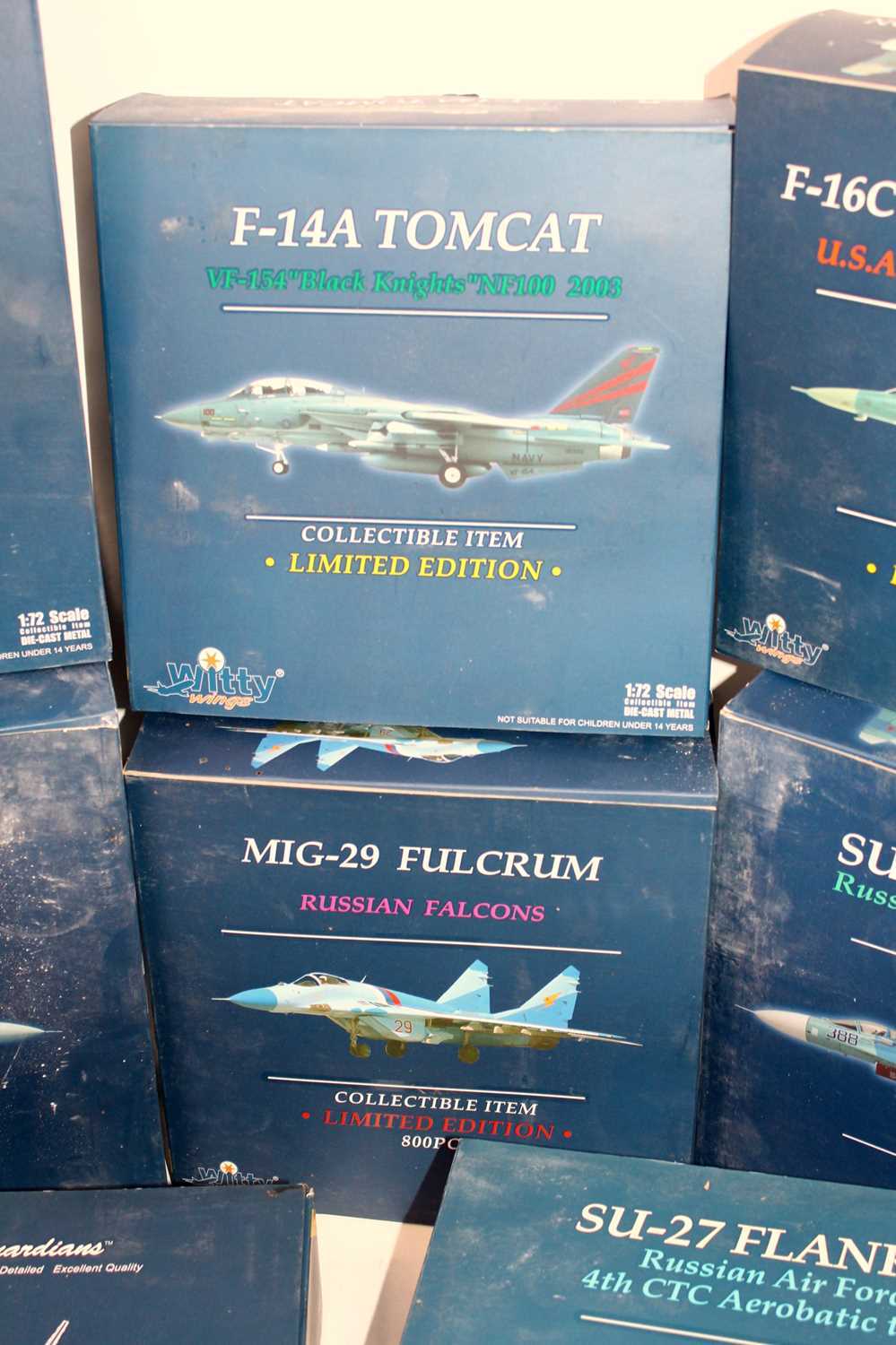 Witty Wings 1/72nd scale boxed aircraft group, 8 examples all in original boxes, boxes require a - Image 3 of 5