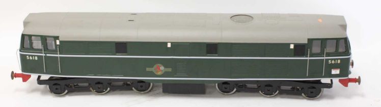 A commercially made 5-inch Gauge Model of a Class 31 Diesel Locomotive, battery operated with 2x 12V
