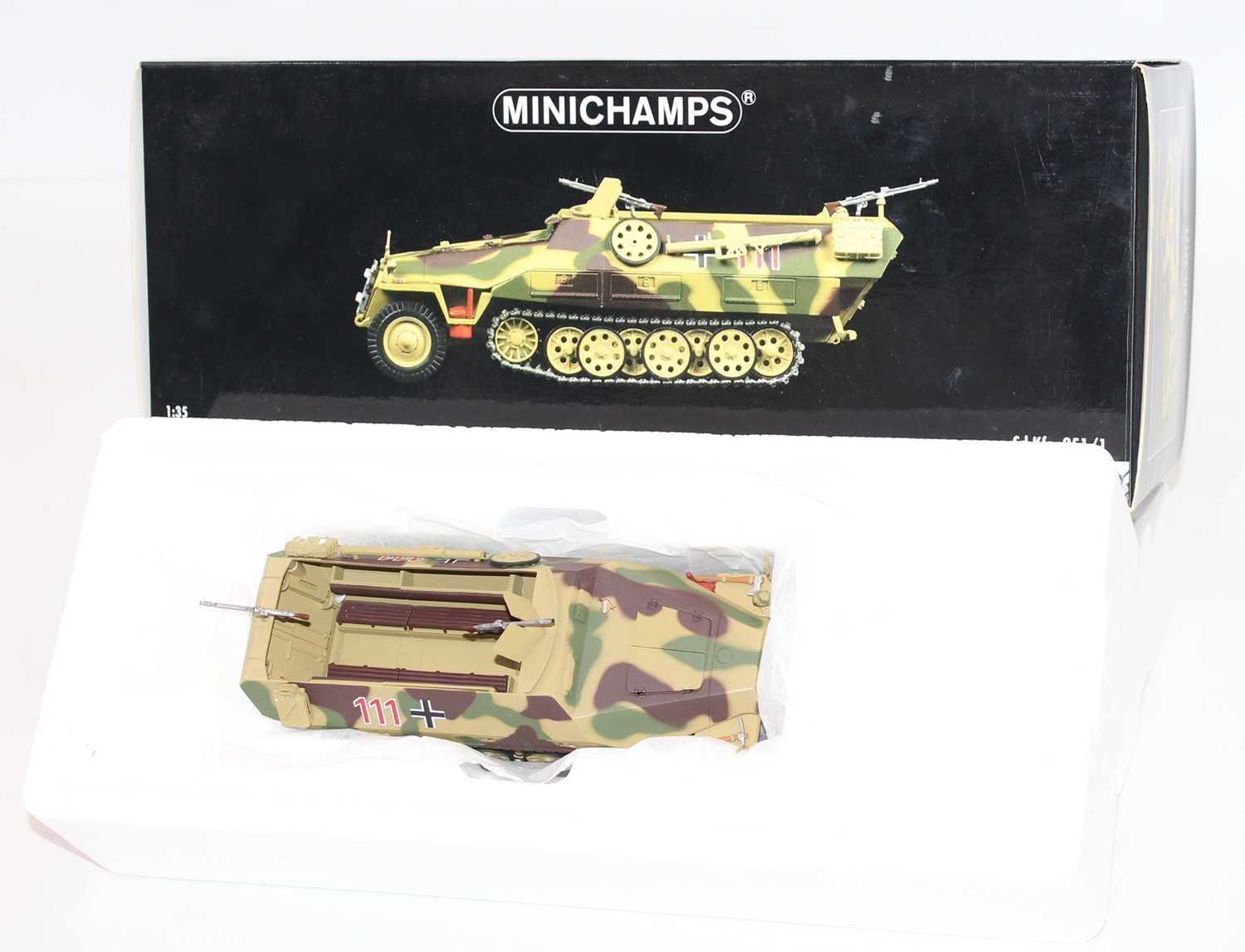 Minichamps Model No. 350011270 1/35 scale model of an SDKFZ.251/1 German half track housed in the
