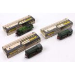 Three Wrenn locos: W2217 LNER 9522, 0-6-2 tank green(NM-E) packer No. 3 tape marks match; with W2231