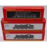 Three various boxed 00 gauge Hornby locomotives to include a No. R857 Class 2 Ivatt 2-6-0 locomotive