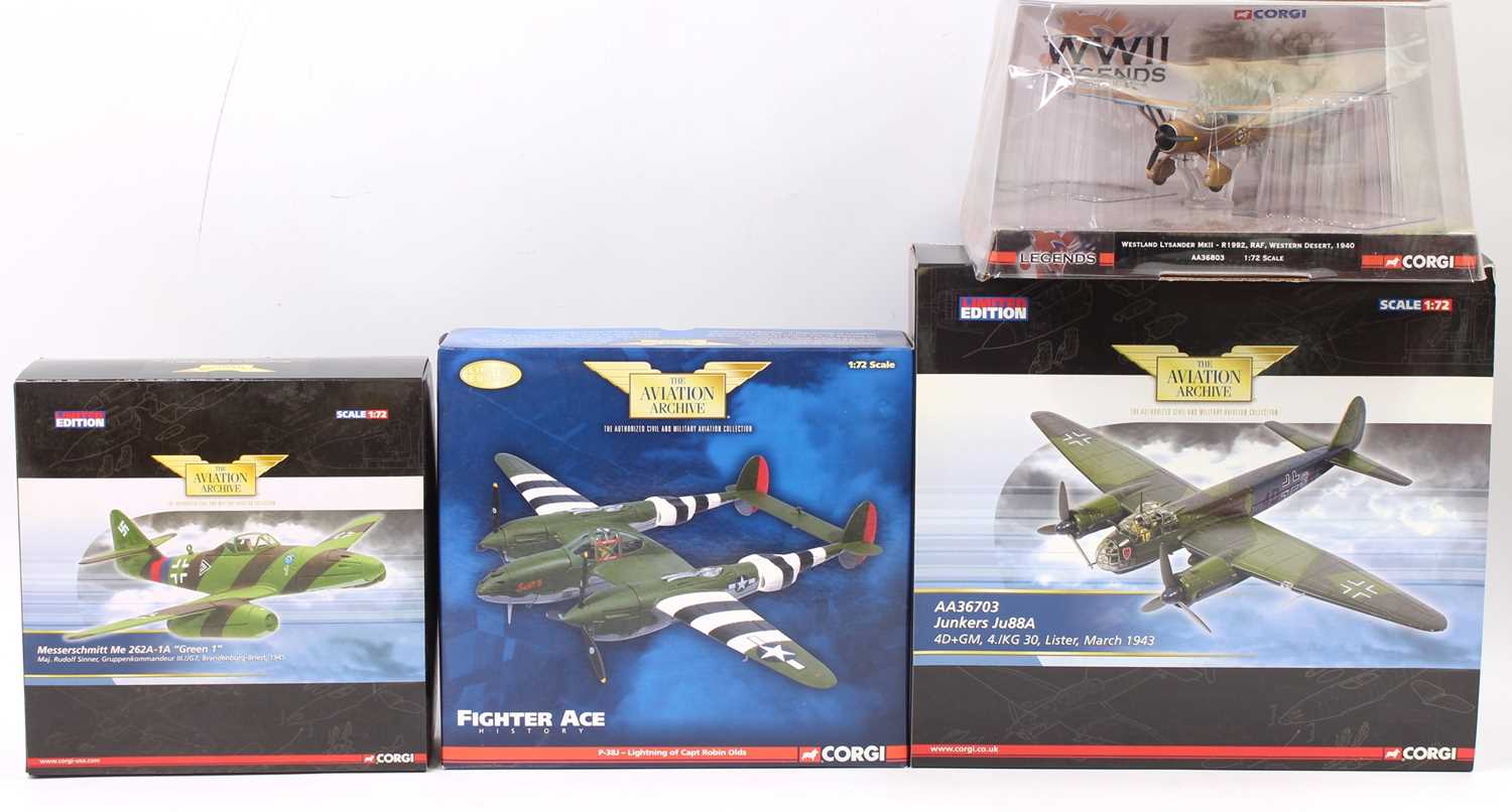 Corgi Aviation Archive 1/72nd scale boxed aircraft group, 4 examples, all appear as issued to - Image 2 of 2