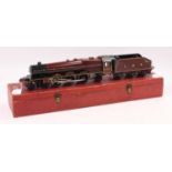 1938-40 Hornby 20v AC ‘Princess Elizabeth’ 6201 loco & tender LMS maroon. San serif letters &