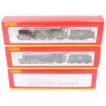A Hornby Railways boxed locomotive group, three examples to include No. R2183A Class 2P No. 40610 BR