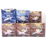 Corgi Aviation Archive 1:144 scale boxed aircraft group, 6 examples all in the original packaging,