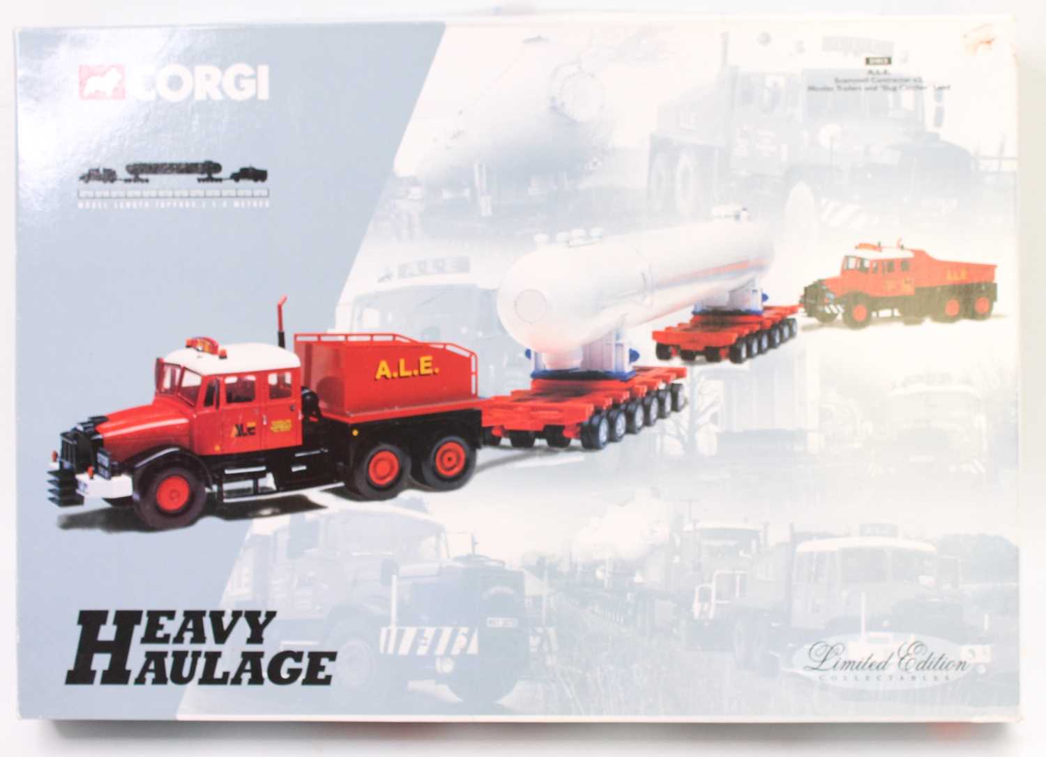 Corgi Heavy Haulage No.31013 "A.L.E" Scammell Constructor with Nicolas Trailers and Slug Catcher