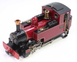 A Roundhouse Models of Doncaster gas powered and radio controlled model of a Gauge 1 0-6-0 tank loco