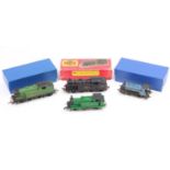 A collection of mixed boxed and loose 00 gauge locomotives to include a Hornby 00 No. 2217 0-6-2