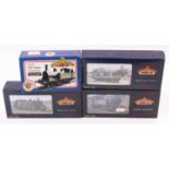 A Bachmann boxed 0 gauge locomotive group, four various examples to include a No. 31-053 J72 Class