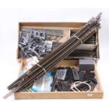 A collection of various used, as new, and part-complete 00 gauge track and lineside accessories to