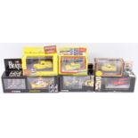 6 Corgi and Lledo Toys modern issue TV/Film related vehicles to include The Beatles Yellow