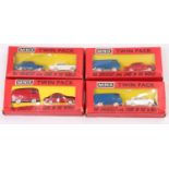 Four boxed Minix Vehicle twin packs, to include Ref. Nos. RC28, RC26, RC27, and RC25, all in the
