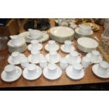 A Wedgwood Formal Gold pattern porcelain tea, coffee and dinner service