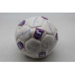 A circa 1990s Ipswich Town Football Club official licensed football, designed and manufactured by