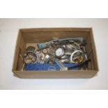 A box of vintage wristwatches, to include Time Co and Sekonda