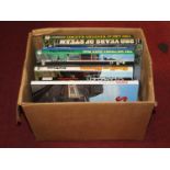 A box of steam related volumes to include The Great Western Railway, 250 Years of Steam, The