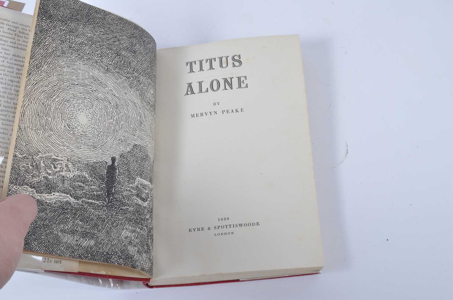 Peake, Mervyn: Titus Groan, 1946 1st edition second impression, Eyre & Spottiswoode, hardback with - Bild 3 aus 11