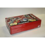 A boxed Micro Machines Power Racing magnetic set, together with various loose and playworn diecast