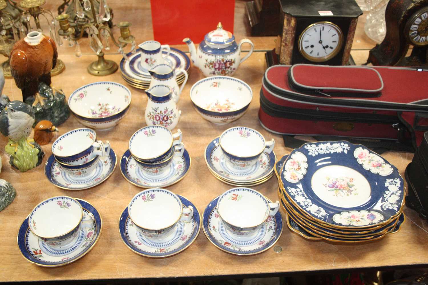 A Booth's Lowestoft Border pattern tea service; together with a collection of Copeland Spode side - Bild 5 aus 8