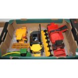 A collection of modern issue farm vehicles to include Britains Ertl New Holland CR980 combine