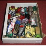 Two boxes of mixed diecast to include Models of Yesteryear etc