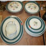 A Susie Cooper Meadowsweet pattern part dinner service