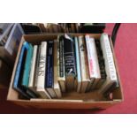 Two boxes of assorted mainly hardback antiques reference books to include Geoffrey Godden, the