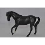 A Beswick model of a horse 'Black Beauty', No.2466, black matt, h.18.5cm