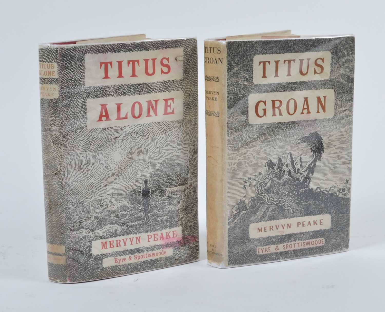 Peake, Mervyn: Titus Groan, 1946 1st edition second impression, Eyre & Spottiswoode, hardback with