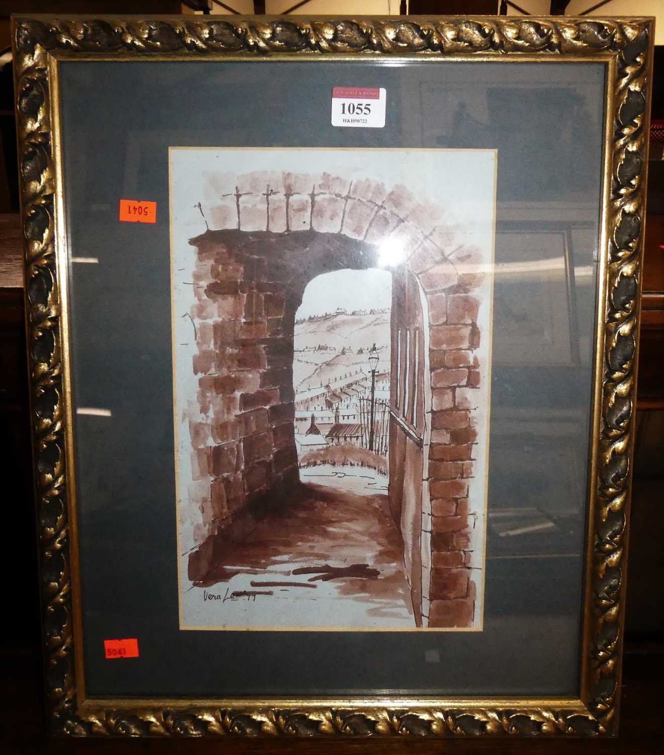 Vera Lowe (1917-1998) - Passage at Haworth I, watercolour, signed and dated '77 lower left, 30 x