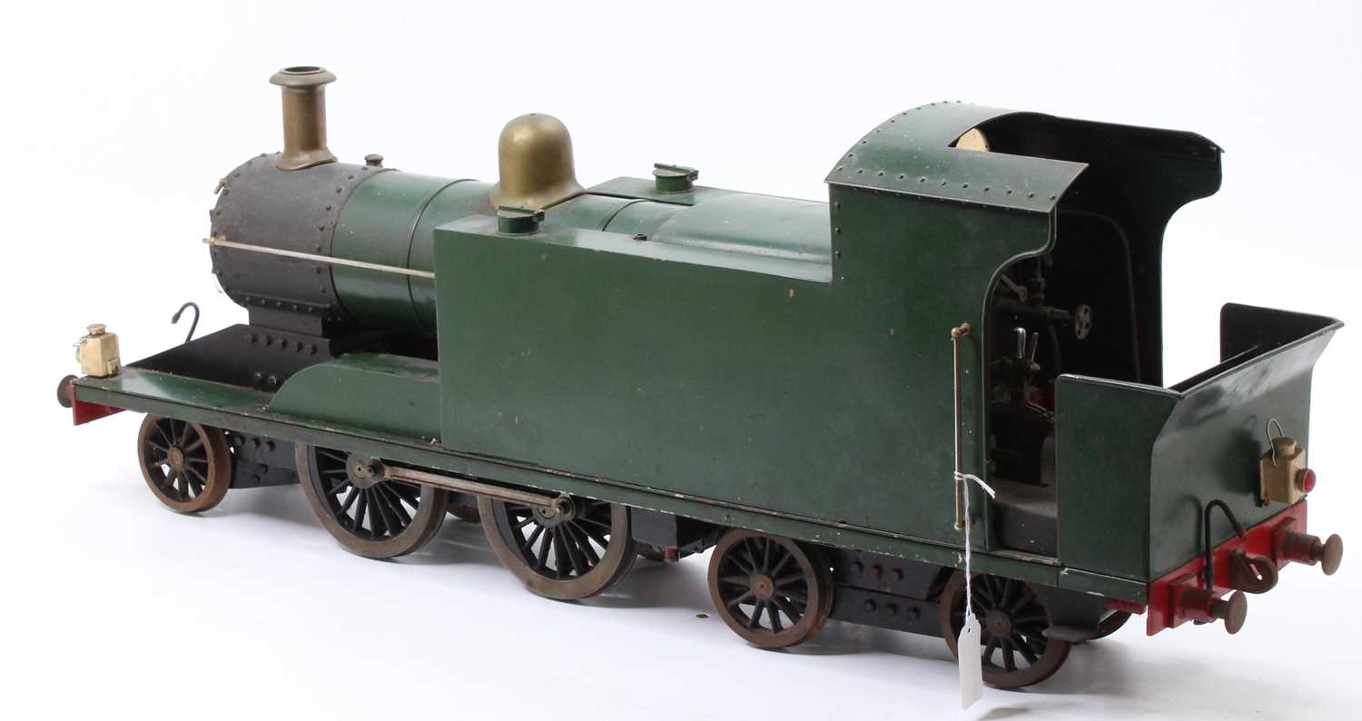 A 3½" gauge 2-4-4 live steam coal fired tank locomotive, finished in dark green with easy access - Image 3 of 9