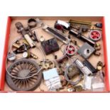 One tray containing an interesting selection of various live steam components to include various