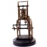 Mid 19th century and later parts, Steeple or table engine of brass and gunmetal construction,