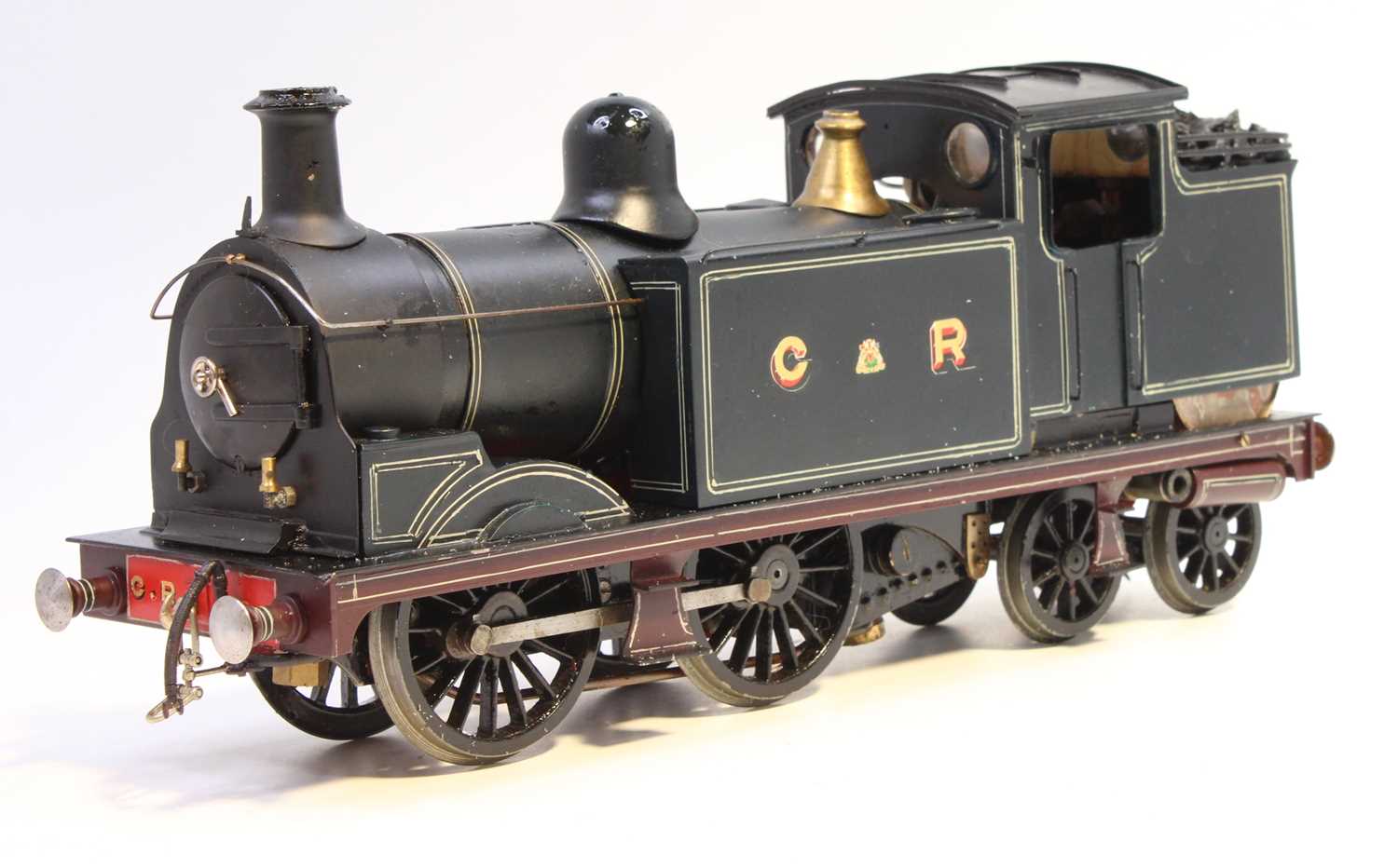 A very well executed kit built model of a Gauge 1 Caledonian Railways 0-4-4 tank loco finished in - Image 4 of 13