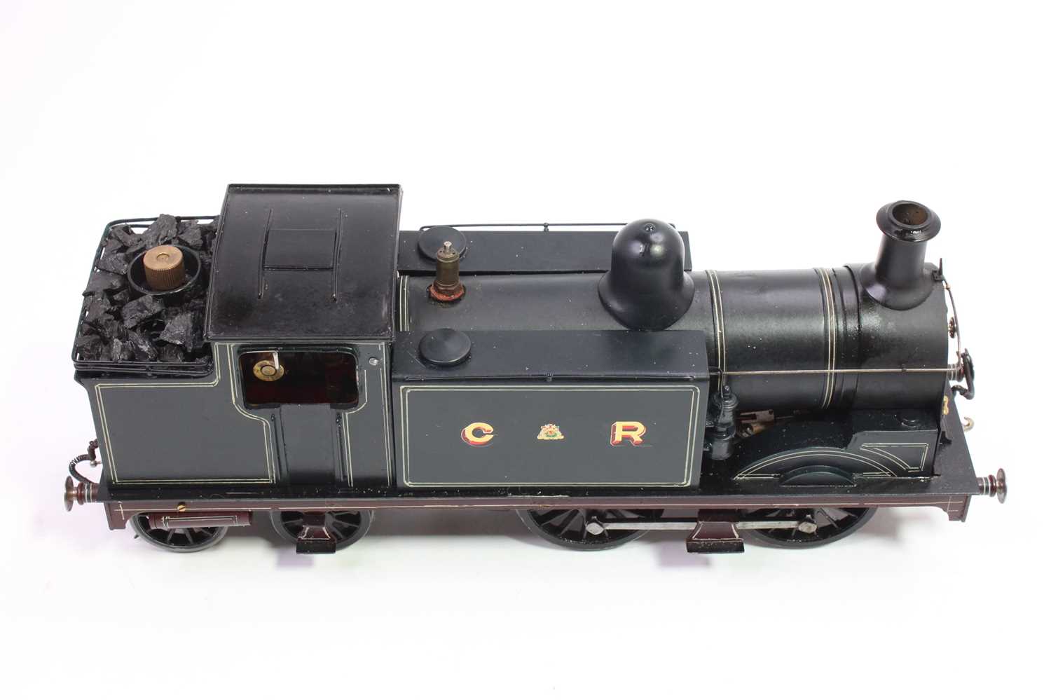 A very well executed kit built model of a Gauge 1 Caledonian Railways 0-4-4 tank loco finished in - Image 13 of 13