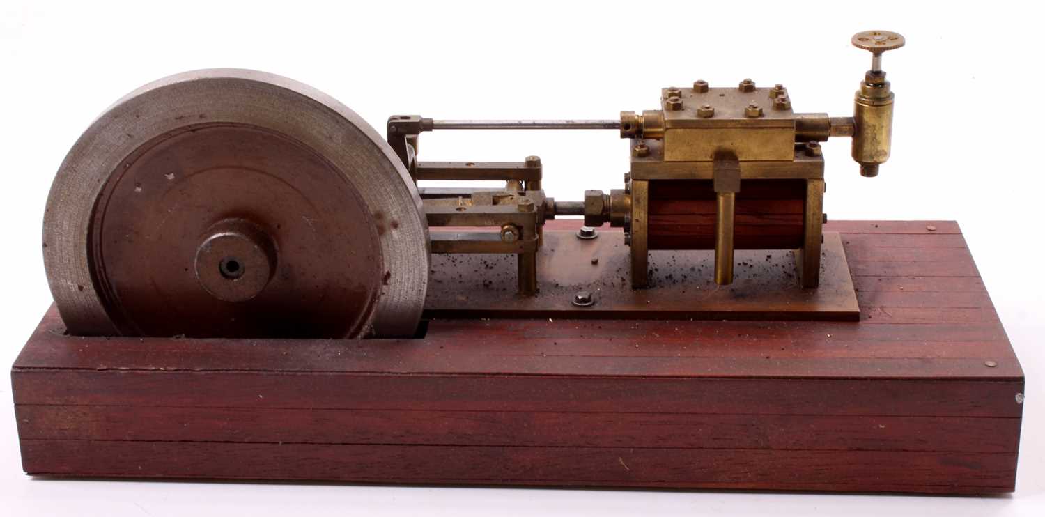 A scratch built to freelance design model of a stationary horizontal steam engine, comprising of - Image 3 of 4