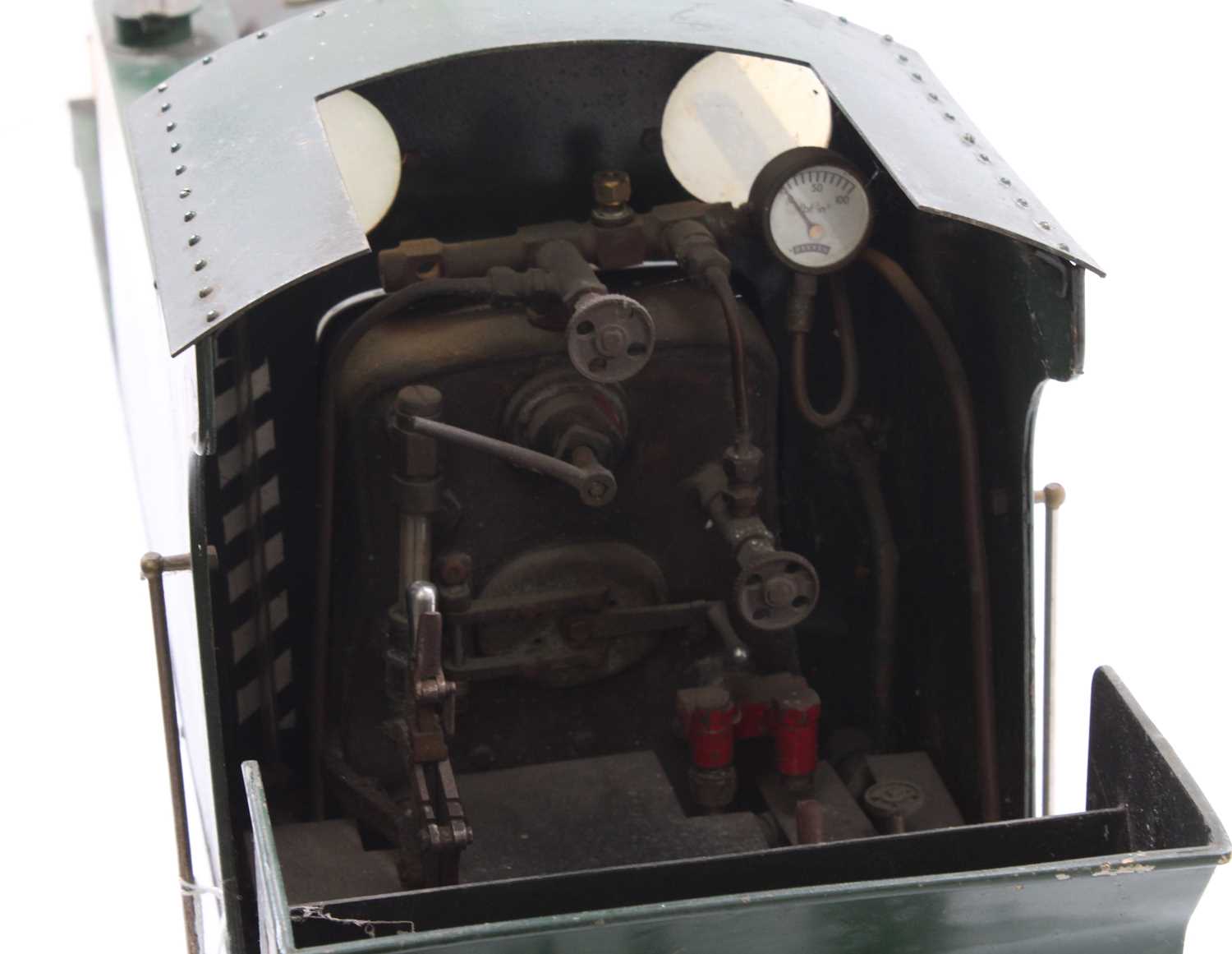 A 3½" gauge 2-4-4 live steam coal fired tank locomotive, finished in dark green with easy access - Image 4 of 9