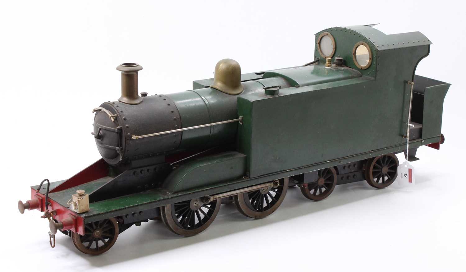 A 3½" gauge 2-4-4 live steam coal fired tank locomotive, finished in dark green with easy access - Image 2 of 9