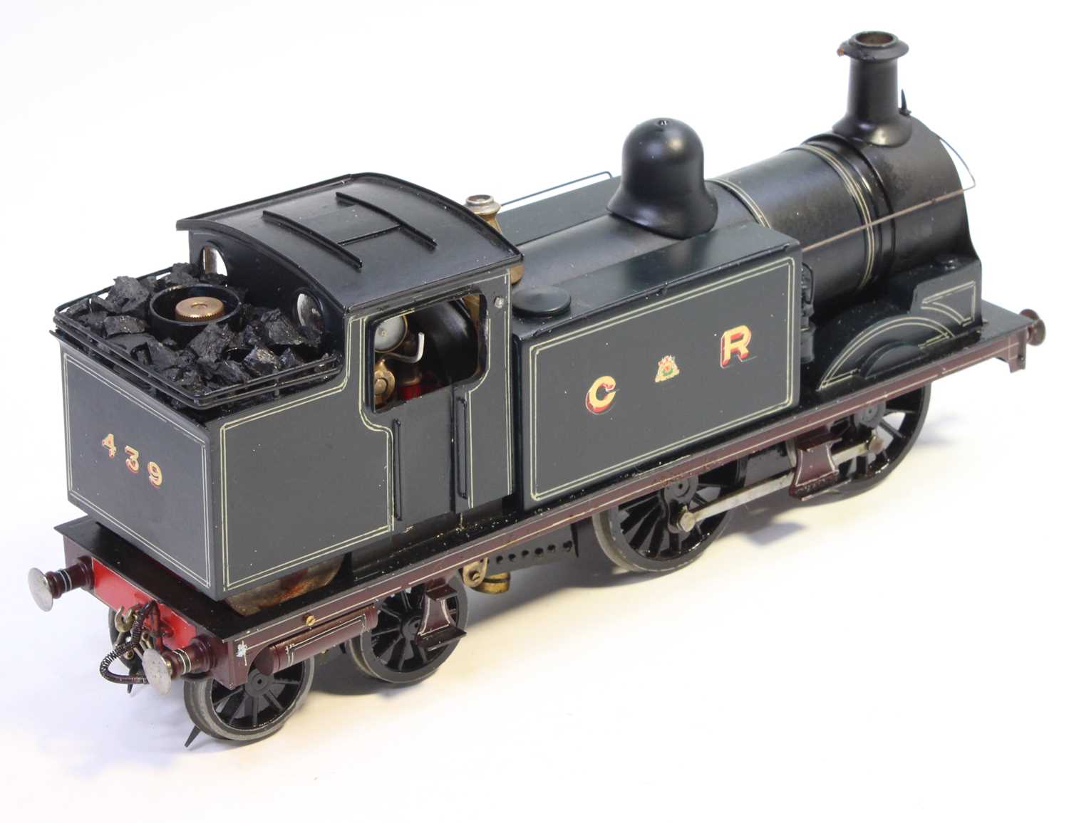 A very well executed kit built model of a Gauge 1 Caledonian Railways 0-4-4 tank loco finished in - Image 2 of 13