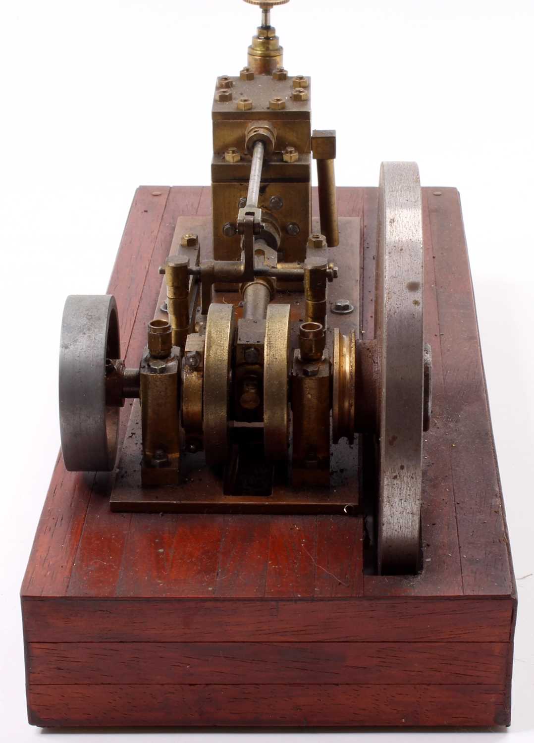 A scratch built to freelance design model of a stationary horizontal steam engine, comprising of - Image 4 of 4