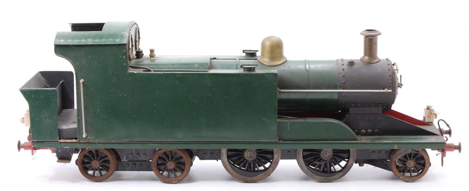 A 3½" gauge 2-4-4 live steam coal fired tank locomotive, finished in dark green with easy access - Image 5 of 9