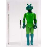 Kenner Star Wars Greedo 3 3/4" vintage figure, UKG Graded 85%, Figure 85%, Paint 85%