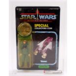 Kenner Star Wars The Power of the Force vintage A-Wing Pilot 3 3/4" figure, on the original