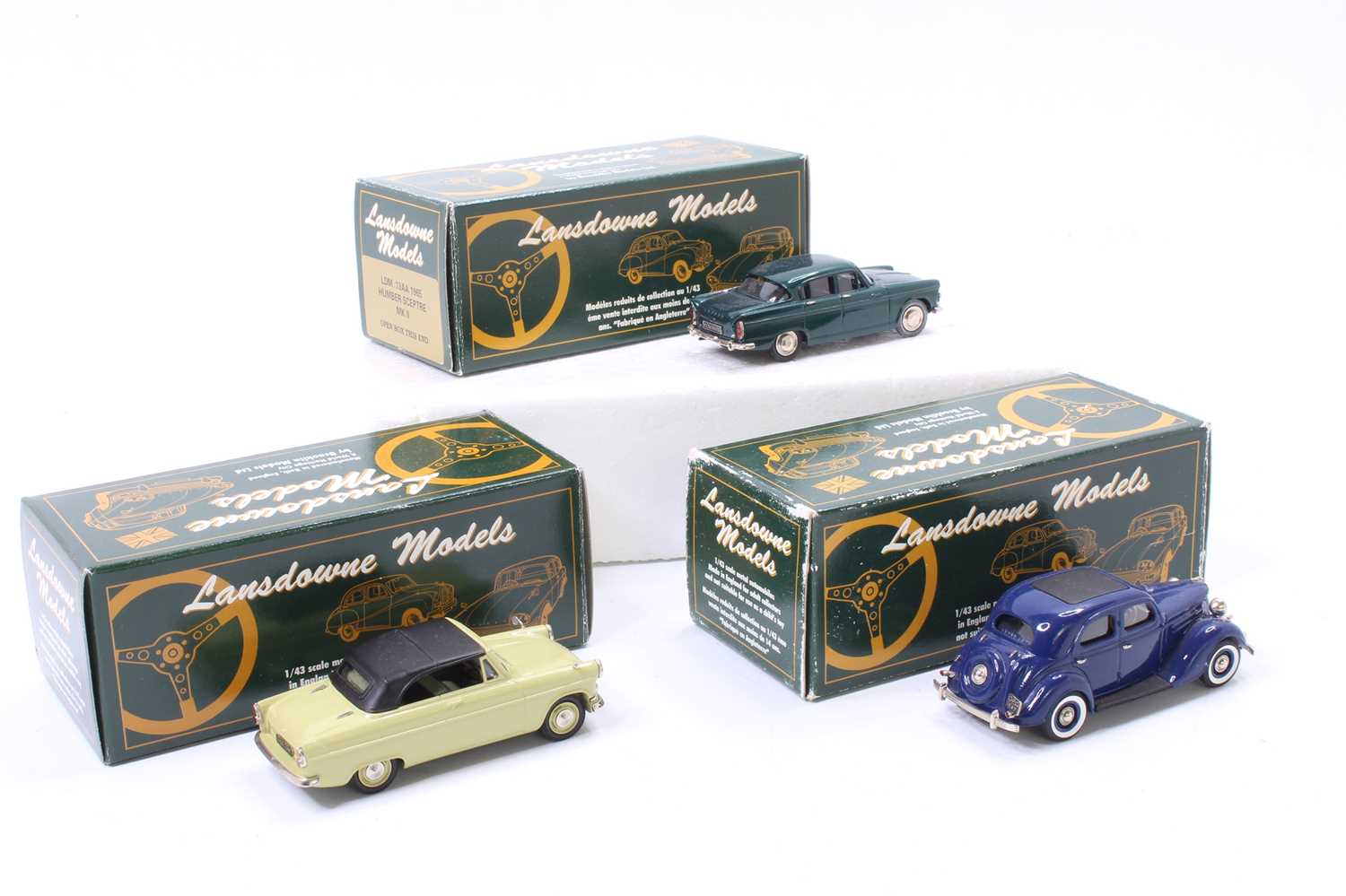 Lansdowne Models 1/43rd scale white metal vehicle group, 3 examples to include LDM23 Ford Consul MK2 - Image 2 of 2